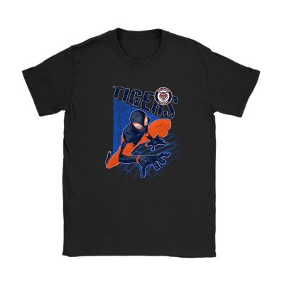 Spiderman MLB Detroit Tigers Unisex T-Shirt Cotton Tee TAT9891