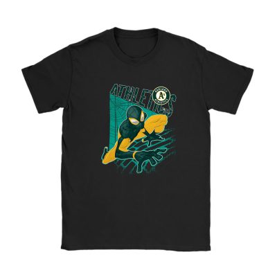 Spiderman MLB Oakland Athletics Unisex T-Shirt Cotton Tee TAT9982