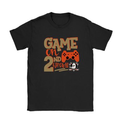 Anaheim Ducks X Game On X Schools Back X Custom Number Unisex T-Shirt Cotton Tee TAT10686