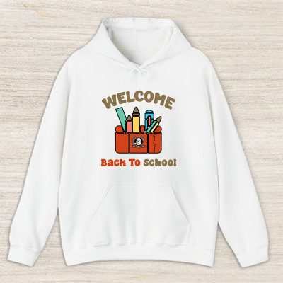 Anaheim Ducks X Welcome Back To School X Custom Name Unisex Hoodie TAH10687