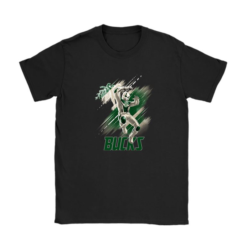 Ant Man NBA Milwaukee Bucks Unisex T-Shirt Cotton Tee TAT12679