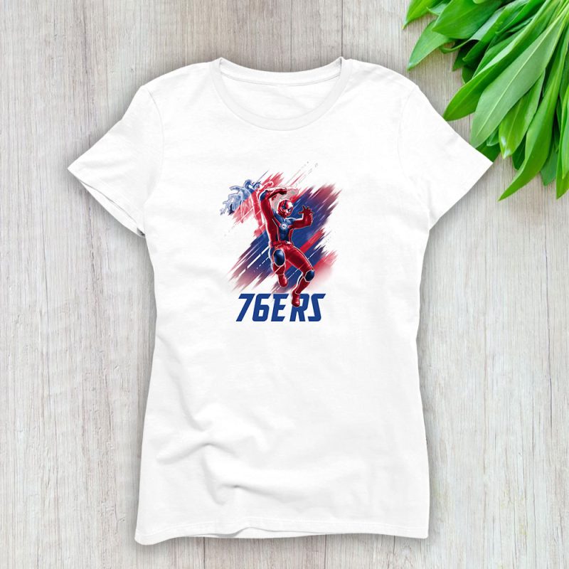 Ant Man NBA Philadelphia 76ers Lady T-Shirt Women Tee LTL12710