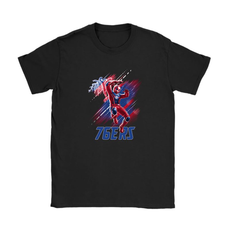 Ant Man NBA Philadelphia 76ers Unisex T-Shirt Cotton Tee TAT12710