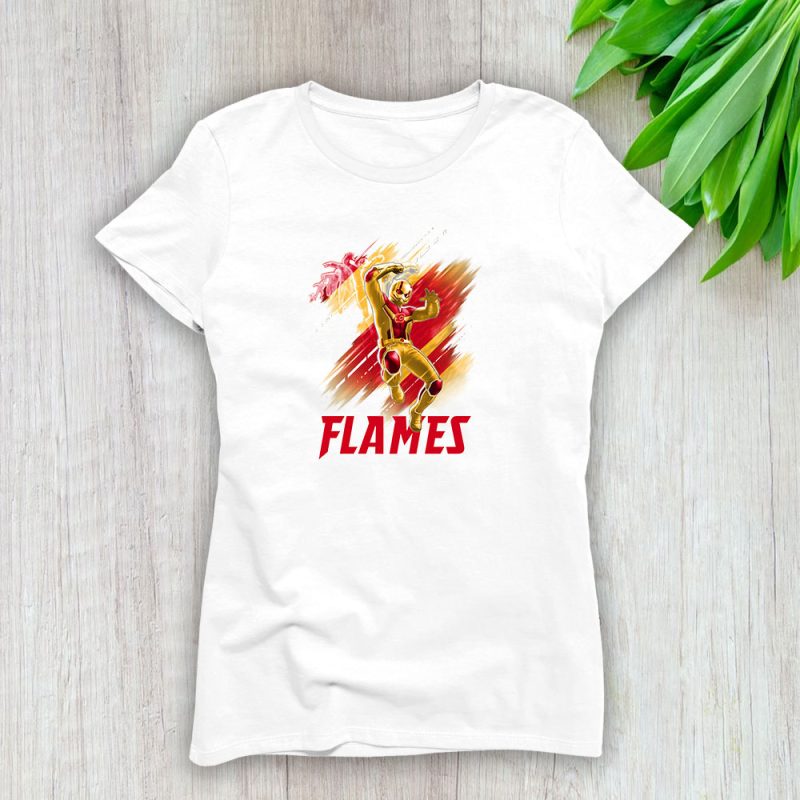 Ant Man NHL Calgary Flames Lady T-Shirt Women Tee LTL12639