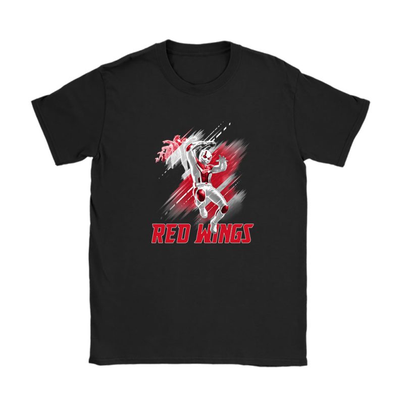 Ant Man NHL Detroit Red Wings Unisex T-Shirt Cotton Tee TAT12656