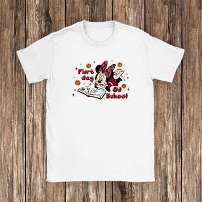 Arizona Coyotes X Welcome Back To School Gift X Minnie Mouse Unisex T-Shirt Cotton Tee TAT11224