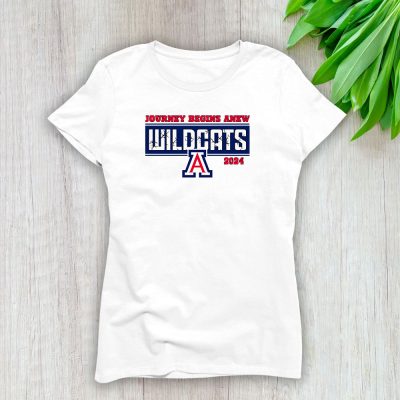 Arizona Wildcats X Journey Begin Anews X College Softball Lady T-Shirt Women Tee LTL12178