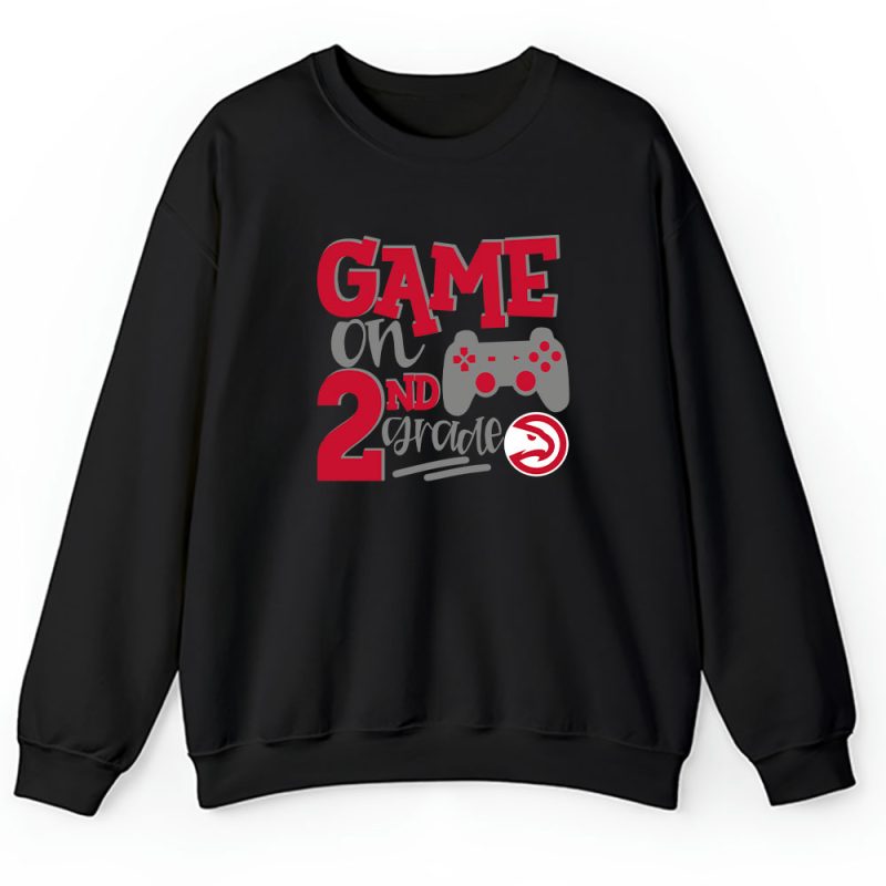 Atlanta Hawks X Game On X Custom Number Grade Unisex Hoodie TAH10476