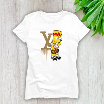 Bart Simpson Louis Vuitton Lady T-Shirt Women Tee LTL12284