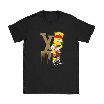 Bart Simpson Louis Vuitton Unisex T-Shirt Cotton Tee TAT12284