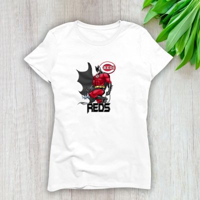 Batman MLB Cincinnati Reds Lady T-Shirt Women Tee LTL12201