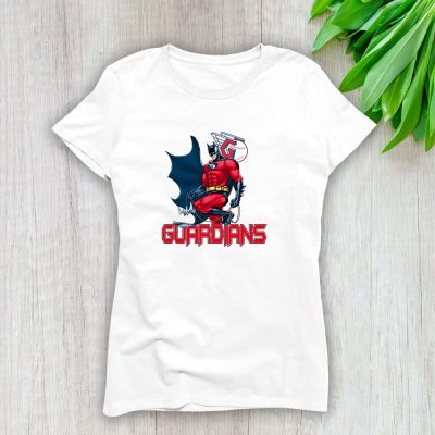 Batman MLB Cleveland Guardians Lady T-Shirt Women Tee LTL12203