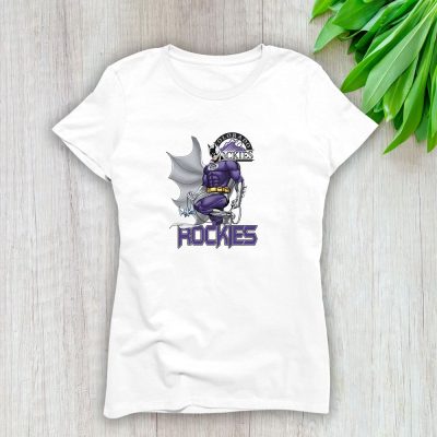 Batman MLB Colorado Rockies Lady T-Shirt Women Tee LTL12209