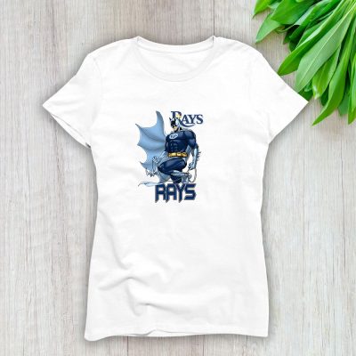 Batman MLB Tampa Bay Rays Lady T-Shirt Women Tee LTL12292