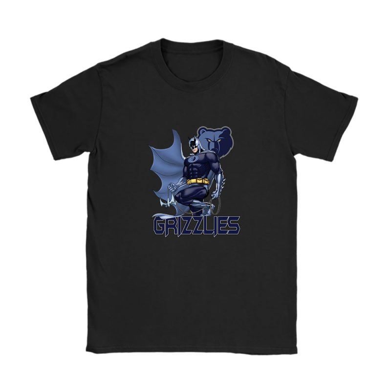 Batman NBA Memphis Grizzlies Unisex T-Shirt Cotton Tee TAT12245