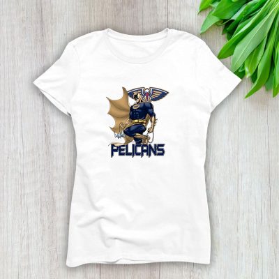 Batman NBA New Orleans Pelicans Lady T-Shirt Women Tee LTL12258