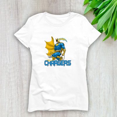 Batman NFL Los Angeles Chargers Lady T-Shirt Women Tee LTL12236