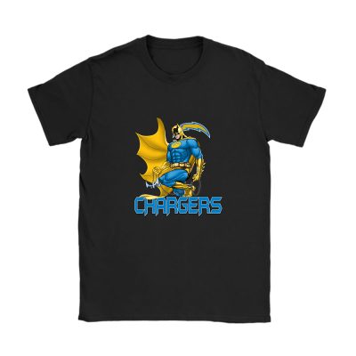 Batman NFL Los Angeles Chargers Unisex T-Shirt Cotton Tee TAT12236