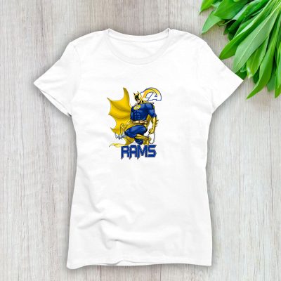 Batman NFL Los Angeles Rams Lady T-Shirt Women Tee LTL12234