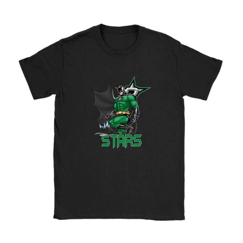 Batman NHL Dallas Stars Unisex T-Shirt Cotton Tee TAT12217