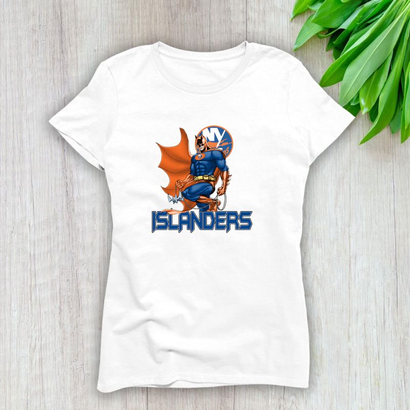 Batman NHL New York Islanders Lady T-Shirt Women Tee LTL12254