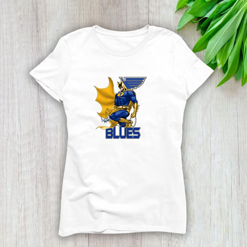 Batman NHL St. Louis Blues Lady T-Shirt Women Tee LTL12277