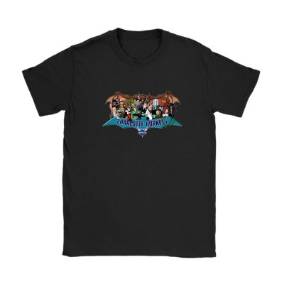 Batvillains NBA Charlotte Hornets Unisex T-Shirt Cotton Tee TAT11444