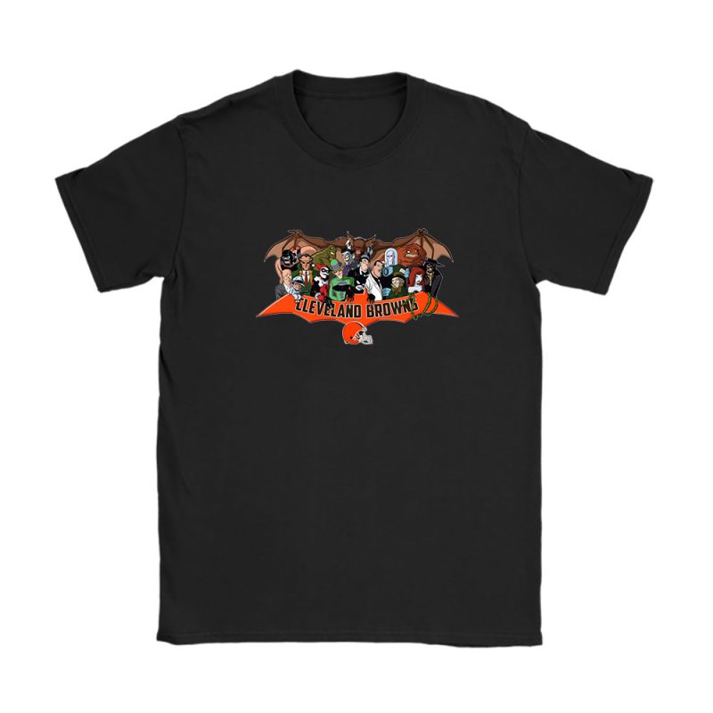 Batvillains NFL Cleveland Browns Unisex T-Shirt Cotton Tee TAT11543