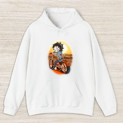 Betty Boop X Chicago Bears Team X NFL X American Football Unisex Hoodie TAH6709