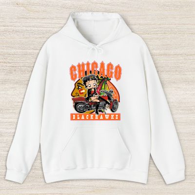 Betty Boop X Chicago Blackhawks Team X NHL X Hockey Fan Unisex Hoodie TAH6722