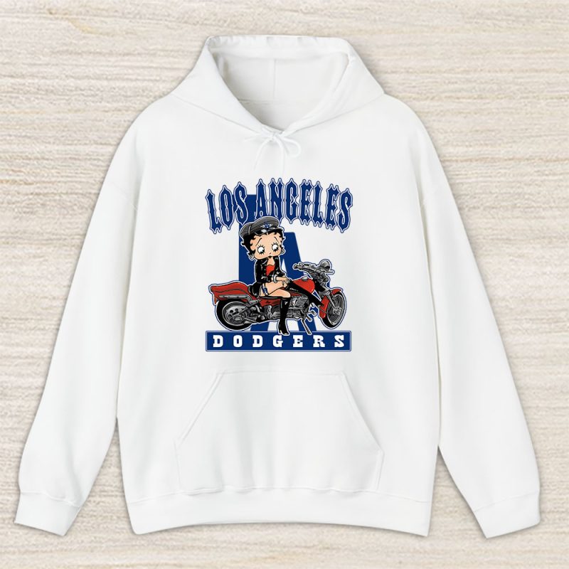 Betty Boop X Los Angeles Dodgers Team X MLB X Baseball Fans Unisex Hoodie TAH6686