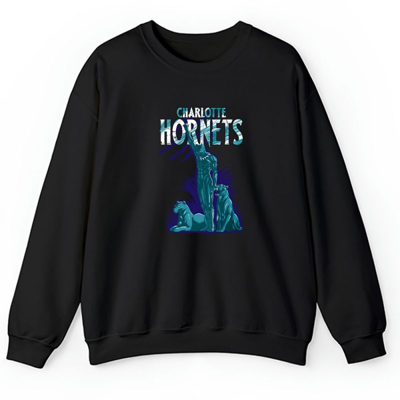 Black Panther NBA Charlotte Hornets Unisex Sweatshirt TAS8006