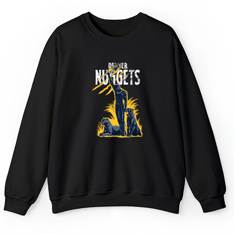 Black Panther NBA Denver Nuggets Unisex Sweatshirt TAS8021