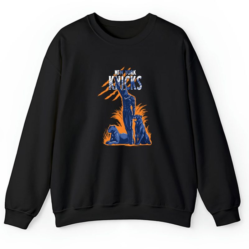 Black Panther NBA New York Knicks Unisex Sweatshirt TAS8083