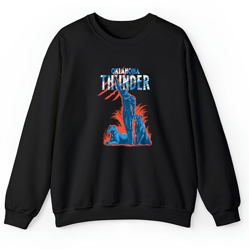 Black Panther NBA Oklahoma City Thunder Unisex Sweatshirt TAS8100
