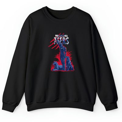 Black Panther NBA Philadelphia 76ers Unisex Sweatshirt TAS8109