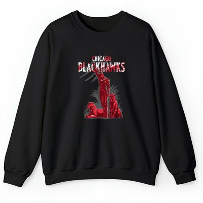 Black Panther NHL Chicago Blackhawks Unisex Sweatshirt TAS7997