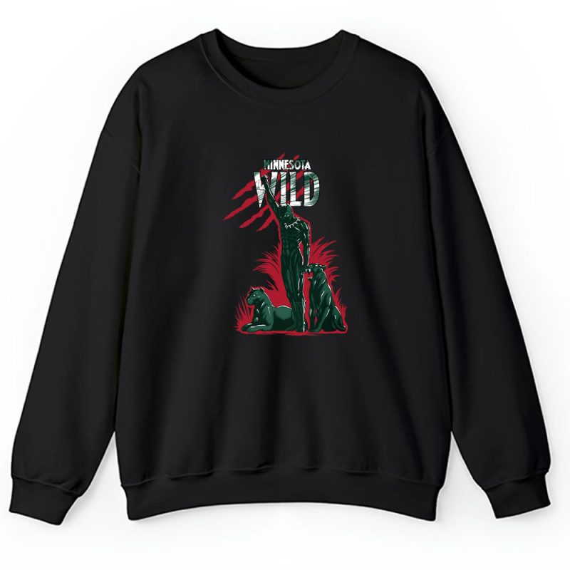 Black Panther NHL Minnesota Wild Unisex Sweatshirt TAS8075