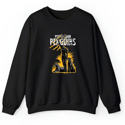 Black Panther NHL Pittsburgh Penguins Unisex Sweatshirt TAS8111