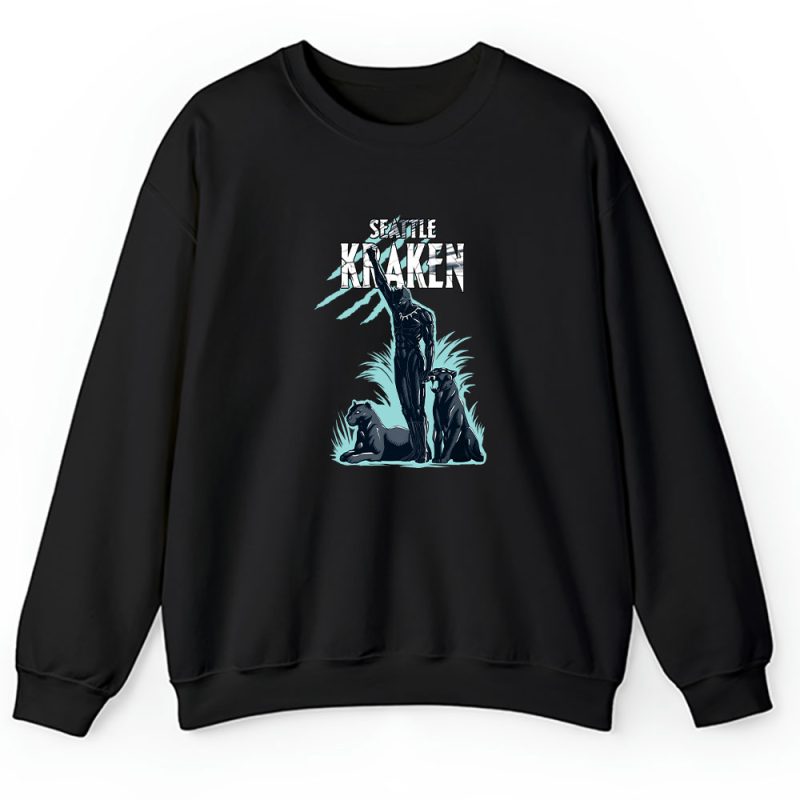 Black Panther NHL Seattle Kraken Unisex Sweatshirt TAS8123