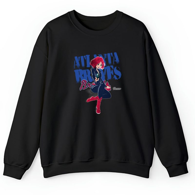 Black Widow MLB Atlanta Braves Unisex Sweatshirt TAS7971