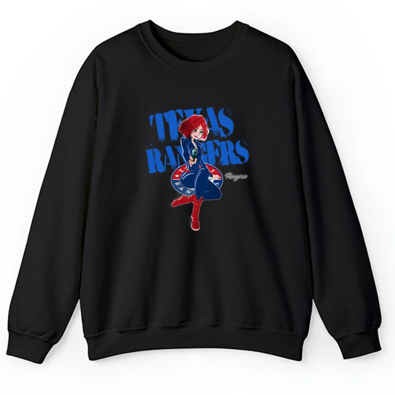 Black Widow MLB Texas Rangers Unisex Sweatshirt TAS8138