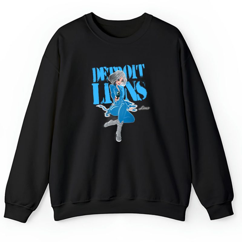 Black Widow NFL Detroit Lions Unisex Sweatshirt TAS8017