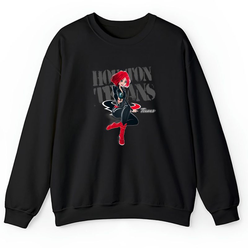 Black Widow NFL Houston Texans Unisex Sweatshirt TAS8039