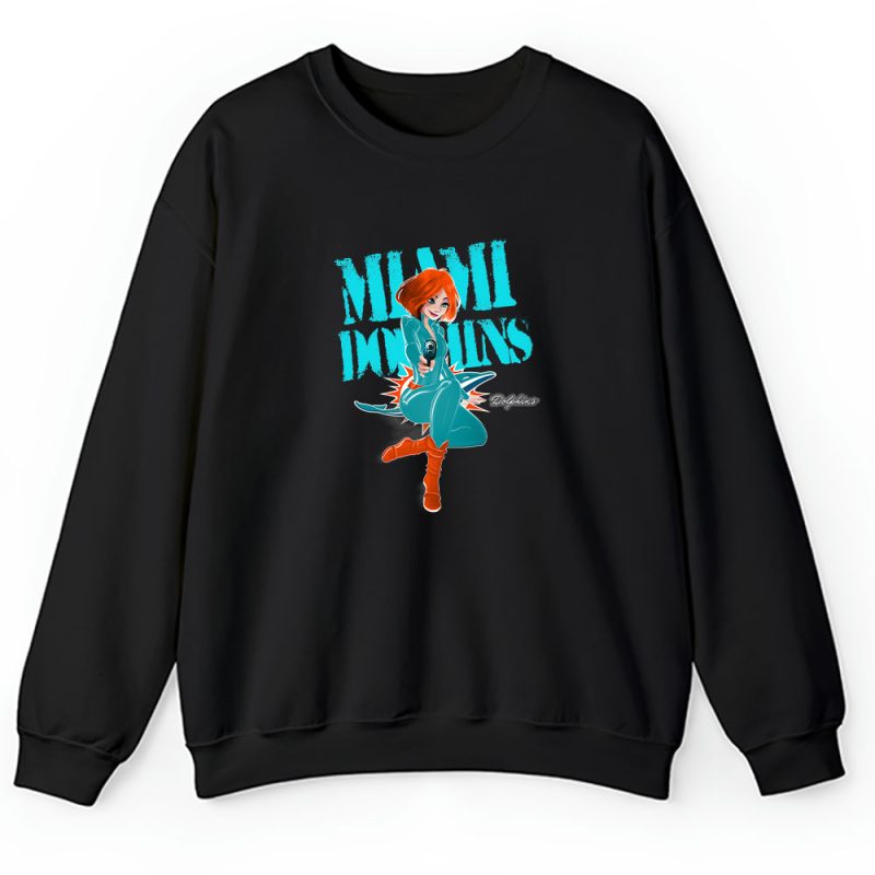 Black Widow NFL Miami Dolphins Unisex Sweatshirt TAS8064