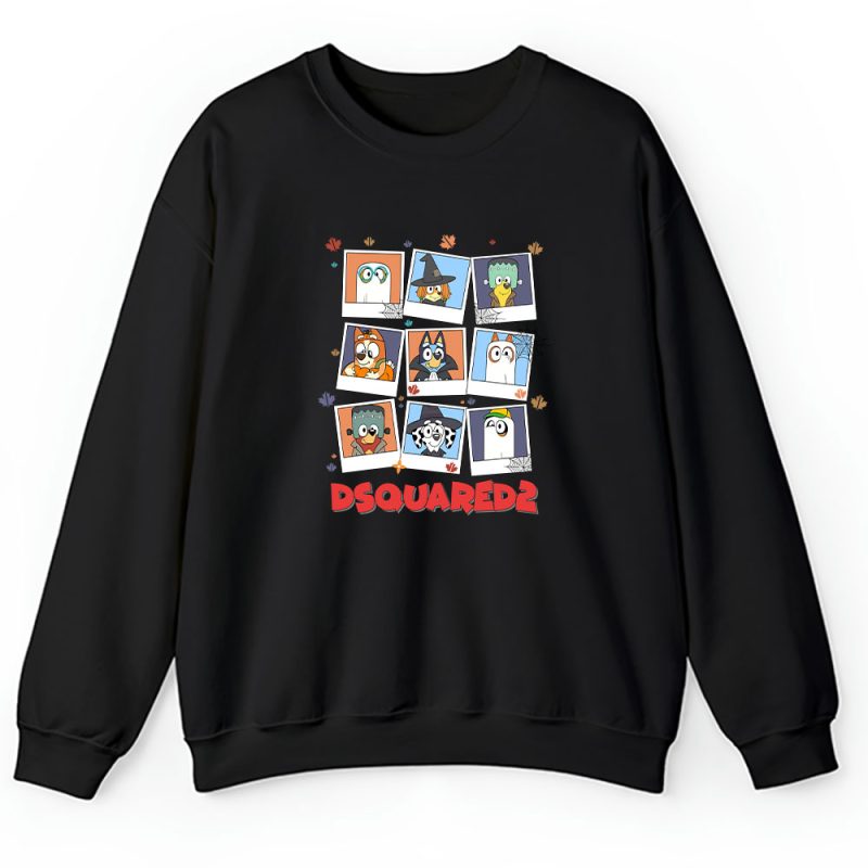 Bluey Happy Halloween Dsquared2 Unisex Sweatshirt TAS9252