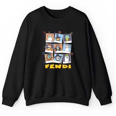 Bluey Happy Halloween Fendi Unisex Sweatshirt TAS9256