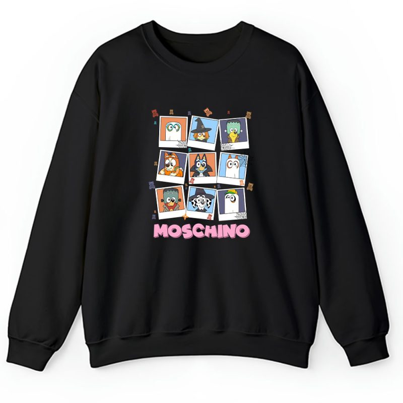 Bluey Happy Halloween Moschino Unisex Sweatshirt TAS9272