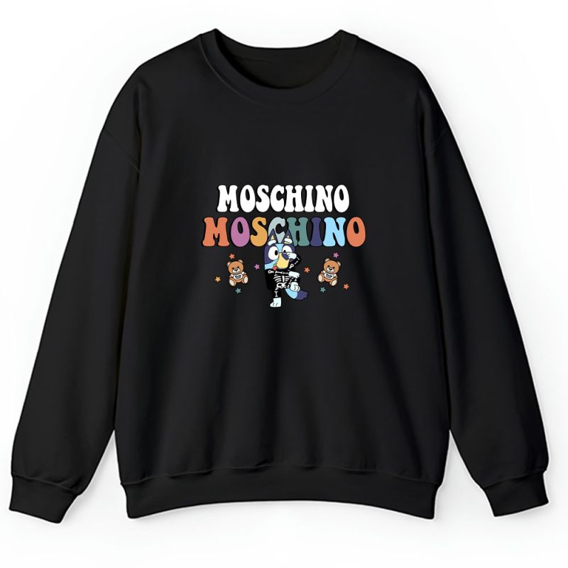 Bluey Happy Halloween Moschino Unisex Sweatshirt TAS9274