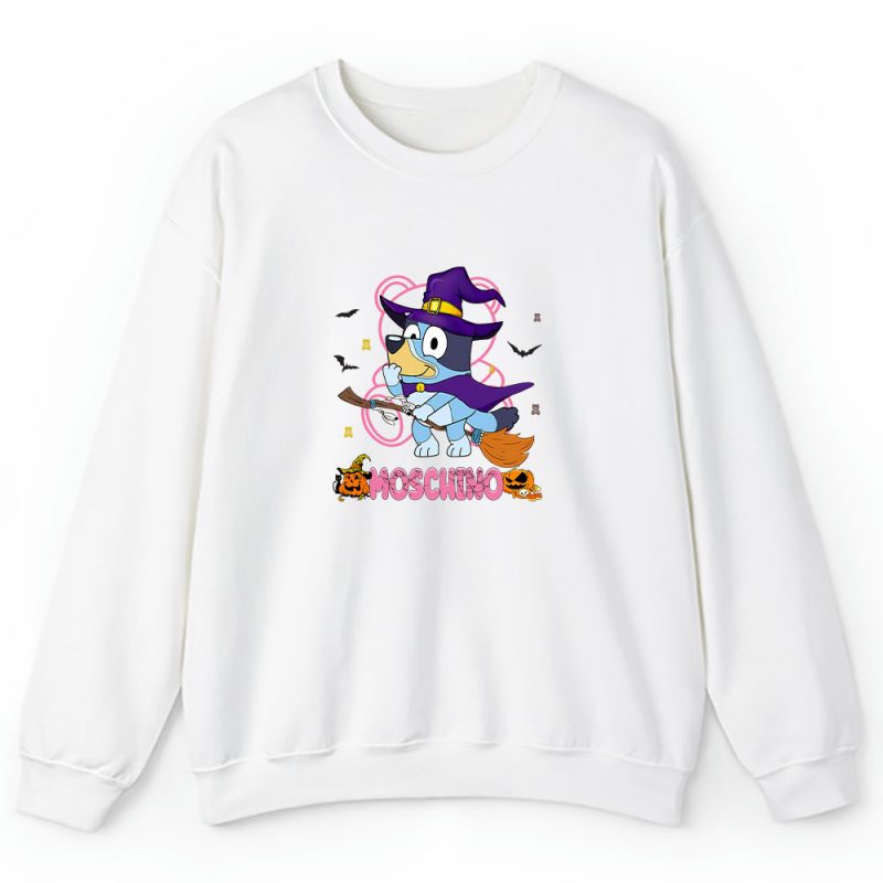 Bluey Happy Halloween Moschino Unisex Sweatshirt TAS9275